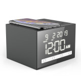 Table and Desk Board Electric Clock with Speaker Wireless Charger