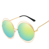 8048 Superhot Eyewear Oversized Round Double Rim Sun glasses Fashion Women Sunglasses