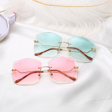10335 Superhot Eyewear Fashion Ladies Frameless Sun glasses Shades Women Rimless Sunglasses