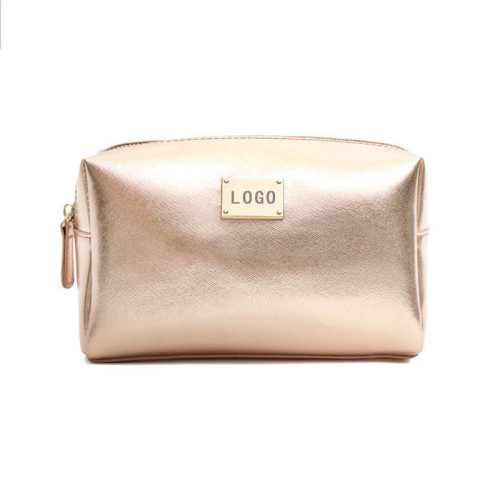 Wholesale Fashion Promotional Travel Pouch Bag Private Custom Logo Make up Bag Brush PU Cosmetic Makeup Bag