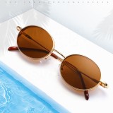 25533 Superhot Eyewear 2019 Vintage Men Women Sun glasses Retro Oval Metal Sunglasses