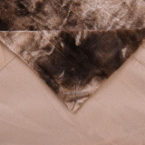 Wholesale Super Soft Tie-Dye Pattern Fake Fur Blanket