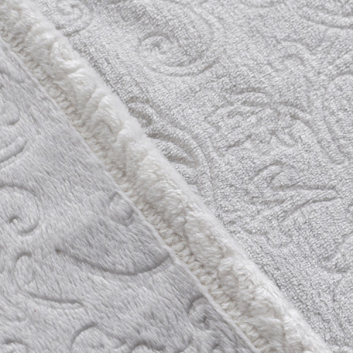 100%Polyester fashion floral print super soft flannel fleece blanket