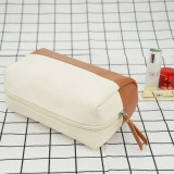 Fashion Wholesale Custom Logo pu leather  Travel Makeup Bag canvas Cosmetic Bags Women men