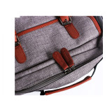 korea style waterproof canvas linen backpacks for college girls with promotion price