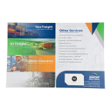 Cheap Bulk Custom A4 Double Sided Printing Presentation Folders with Pockets