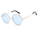 A0332 Superhot Eyewear 2019 Fashion Sun glasses Tinted Lenses Hexagon Metal Sunglasses
