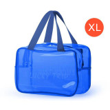 Custom LOGO Travel Transparent Makeup Bag PVC Zipper Tote Cosmetic Bag Pouch Clear Beauty Make Up Bags