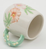 Custom printed coffee mugs Animal ceramic mug with 3D decal on glaze for Harvest