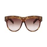 Superhot Eyewear 12132 Fashion 2021 Women Sun glasses Luxury Oversized Crystal Rhinestone Shades Sunglasses