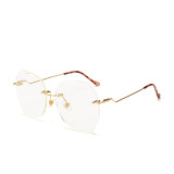 10135 Superhot Eyewear 2019 Fashion Ladies Sun glasses Shades Rimless Women Sunglasses