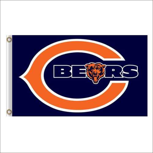 NFL Custom 3*5ft Chicago Bears flag sample fast delivery