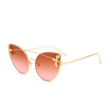 11025 Superhot 8 Color Little Bee Classical Cateye Style Metal Frame Anti UV cat.3 Women 2018 Sunglasses