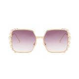 12235 Superhot Eyewear Pearl Square Sun glasses Shades 2019 Fashion Women Sunglasses