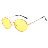 25533 Superhot Eyewear 2019 Vintage Men Women Sun glasses Retro Oval Metal Sunglasses
