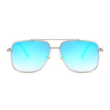 10058 Superhot Eyewear 2019 New Classic Double Bridge Shades Men Black Sunglasses