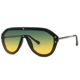15932 Superhot Eyewear 2019 Fashion Men Women One piece lens Shades Shield Sunglasses