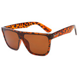 13545 Superhot Eyewear 2019 Fashion Men Women Black Rectangular Shield Shades Flat Top Sunglasses