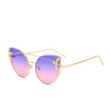 11025 Superhot 8 Color Little Bee Classical Cateye Style Metal Frame Anti UV cat.3 Women 2018 Sunglasses