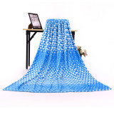 100% polyester rotary screen printing super soft flannel fleece blanket