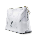 good quality fashion design Wholesale marble makeup pouch bag waterproof soft pu leather with zipper cosmetic bag