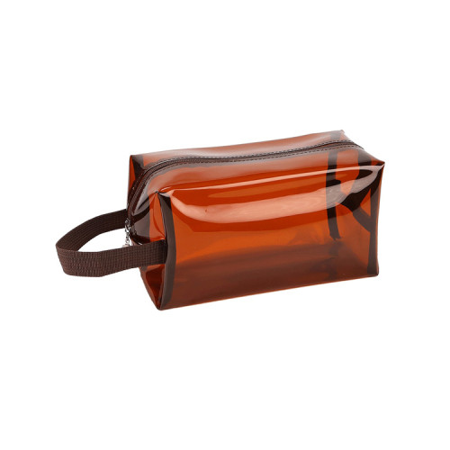 Women Clear Makeup Organizer Pouches Tote Travel Toiletry Bags Transparent PVC Cosmetic Bag