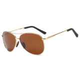 10461 Superhot Eyewear Classic Pilot Style Black Driving Shades Men's Polarized Sunglasses