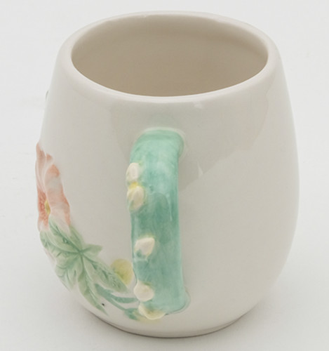 Custom printed coffee mugs Animal ceramic mug with 3D decal on glaze for Harvest