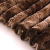 Wholesale Super Soft Tie-Dye Pattern Fake Fur Blanket