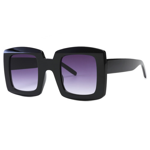 16732 Superhot Eyewear 2019 Fashion Women Oversized Square Gradient Shades Sunglasses