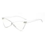 10452 Superhot Eyewear 2018 Cateye Thick Rimless Sun glasses Fashion Candy Cat Eye Sunglasses