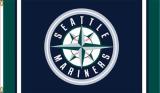 Popular 3x5ft champions Seattle Mariners MLB flags banner with custom printed