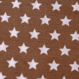 China supply fashion knitted star print cozy flannel fleece blanket