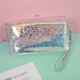 Laser PVC Cosmetic Bag Women Portable Fashion Reflective Waterproof Storage Bag Multifunctional Travel Wash Bag