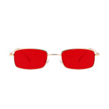 20533 Superhot Eyewear Fashion Men Women Small Metal Rectangle Sunglasses
