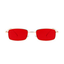 20533 Superhot Eyewear Fashion Men Women Small Metal Rectangle Sunglasses