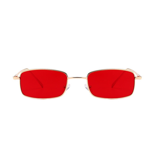 20533 Superhot Eyewear Fashion Men Women Small Metal Rectangle Sunglasses