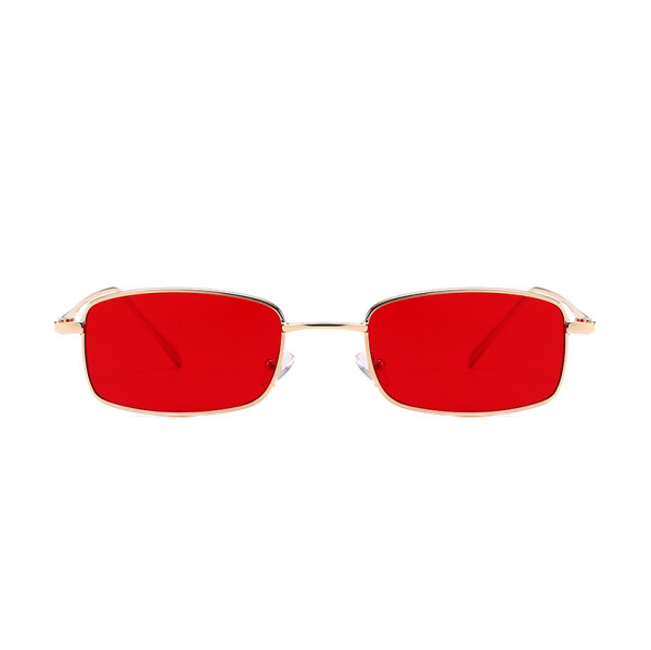 20533 Superhot Eyewear Fashion Men Women Small Metal Rectangle Sunglasses