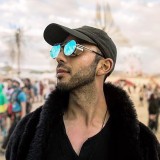 11936 Superhot Eyewear 2019 Vintage Double Bridge Shades Round Metal Goggles Steampunk Sunglasses