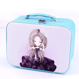 Professional make up storage organizer box custom travel cosmetic bag for Makeup Kit