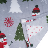 Flannel Printed Blanket Christmas Gifts for Home Decoration