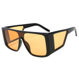 13445 Superhot Eyewear 2019 Fashion Flat Top Large Rectangle Frame Shades Oversized Sunglasses