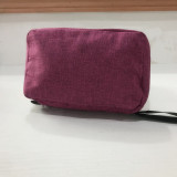 High quality custom logo portable waterproof mini woman makeup bag colorful travel canvas cosmetic bag