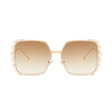 12235 Superhot Eyewear Pearl Square Sun glasses Shades 2019 Fashion Women Sunglasses