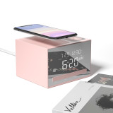 Table and Desk Board Electric Clock with Speaker Wireless Charger