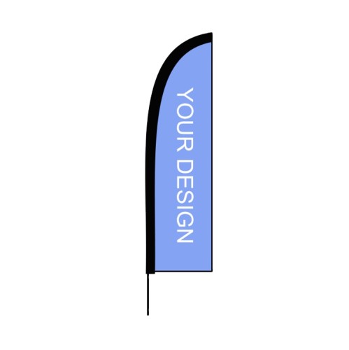 Custom High Quality Durable Using Factory Manufacture Various Custom Feather Beach Flag