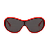 12134 Superhot Eyewear 2018 Retro Vintage Sun glasses Men Women  One Piece Lens Sunglasses