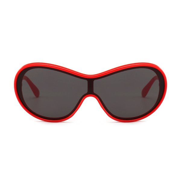 12134 Superhot Eyewear 2018 Retro Vintage Sun glasses Men Women  One Piece Lens Sunglasses