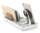2020 New Arrival Qi Wireless Charger  Multi Function USB Charging Dock Station 60W ETL Portable Charging Station