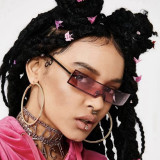 A0328 Superhot Eyewear 2019 Fashion Ladies Sun glasses Vintage Small Rectangle Sunglasses